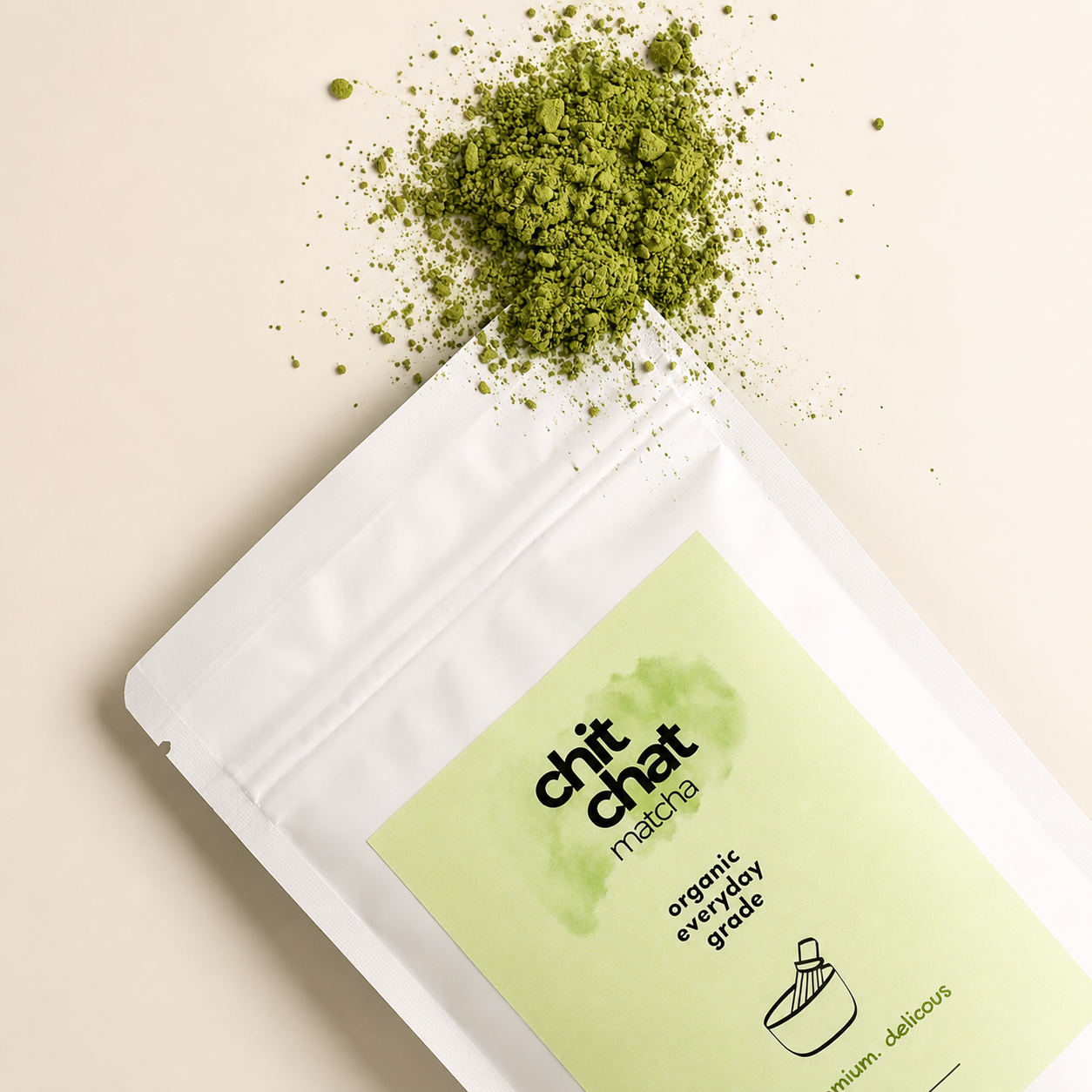 Chit Chat Matcha 50g doypack | organic everyday