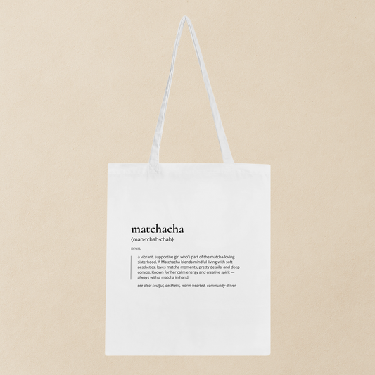 Chit Chat Tote Bag | „matchachas”
