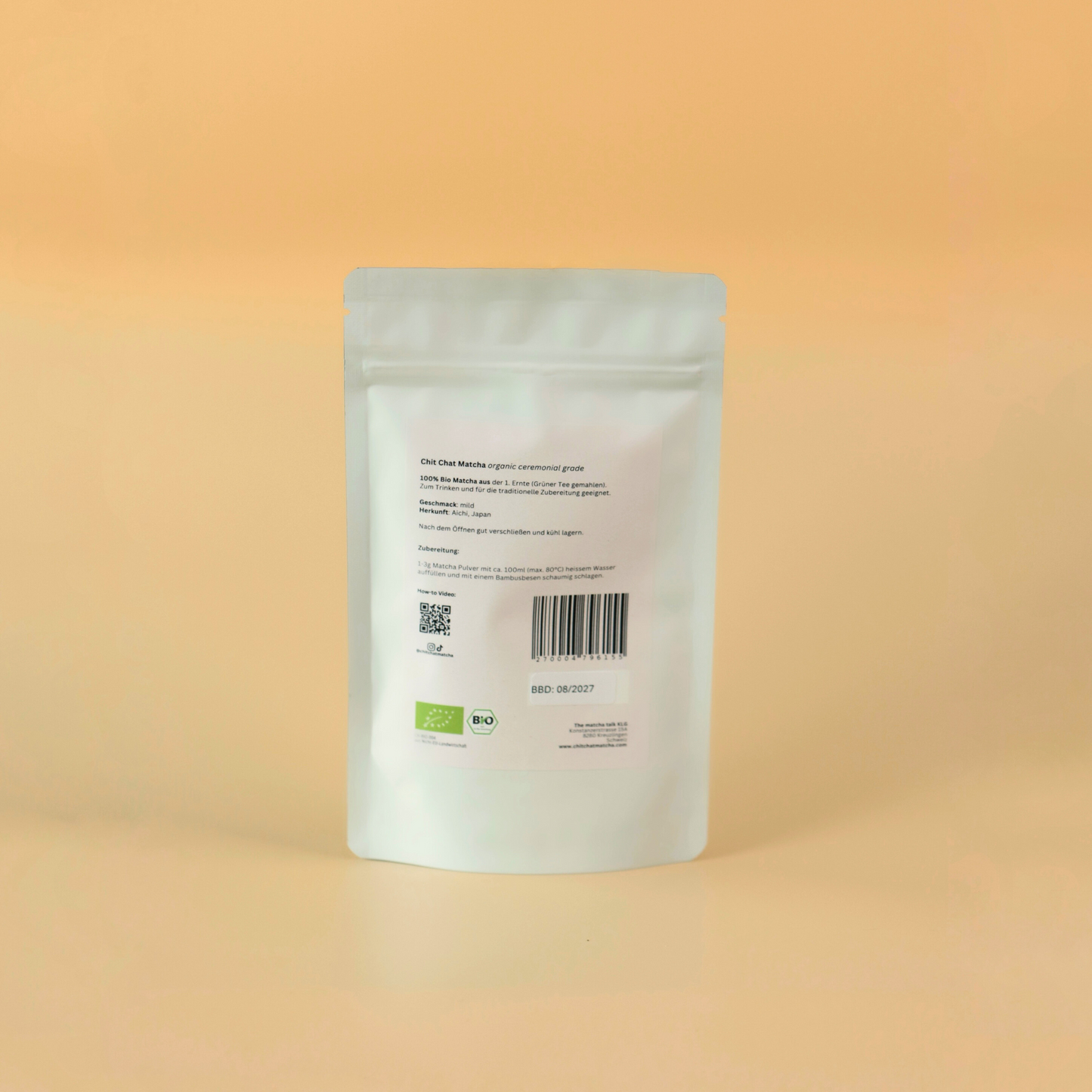 Chit Chat Matcha 50g doypack | organic ceremonial