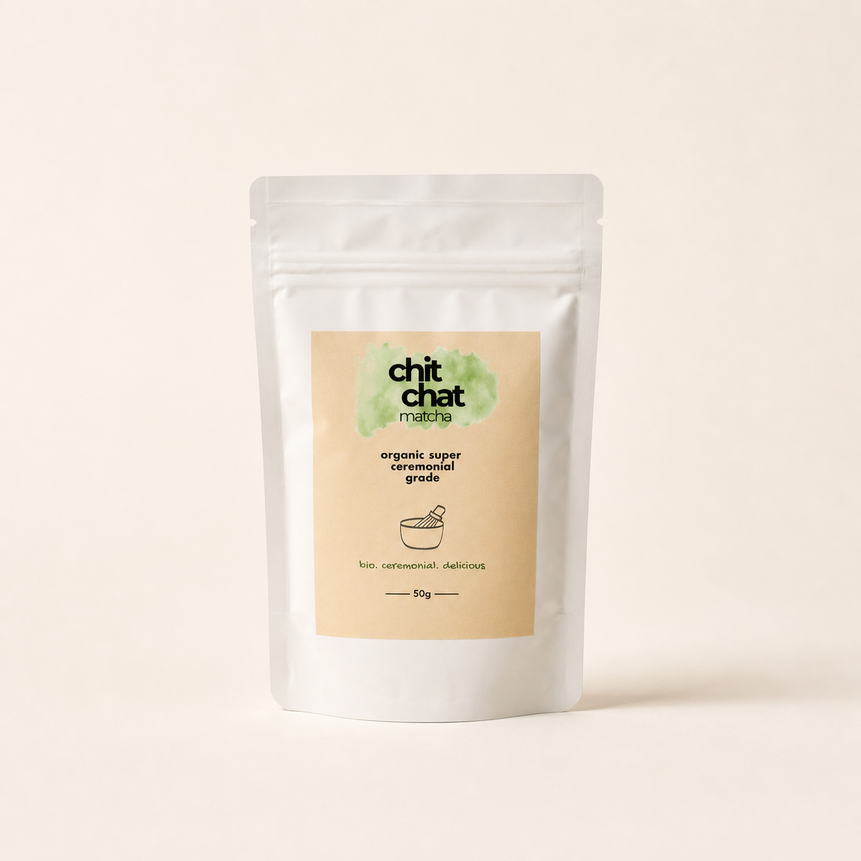 Chit Chat Matcha 50g doypack | organic super ceremonial