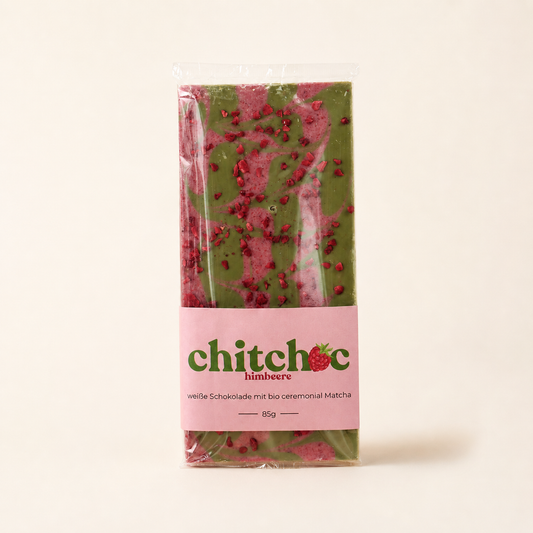 Chitchoc Matcha Schokolade I Himbeer I 85g
