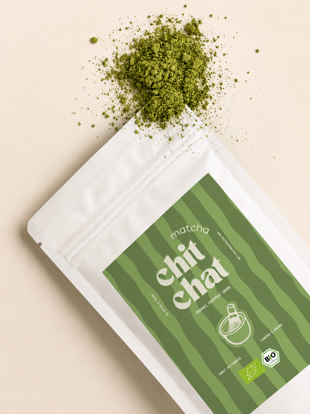 Chit Chat Matcha 50g doypack | organic everyday