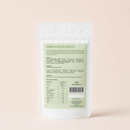 Cashews in Matcha Chocolate | 100 g