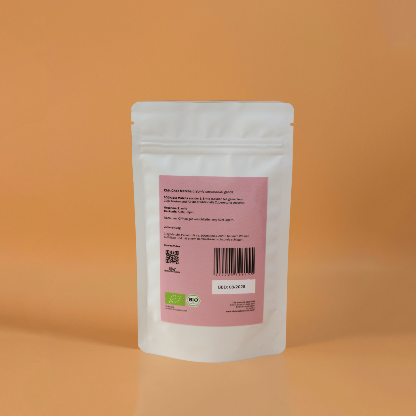 Chit Chat Matcha 50g doypack | organic ceremonial